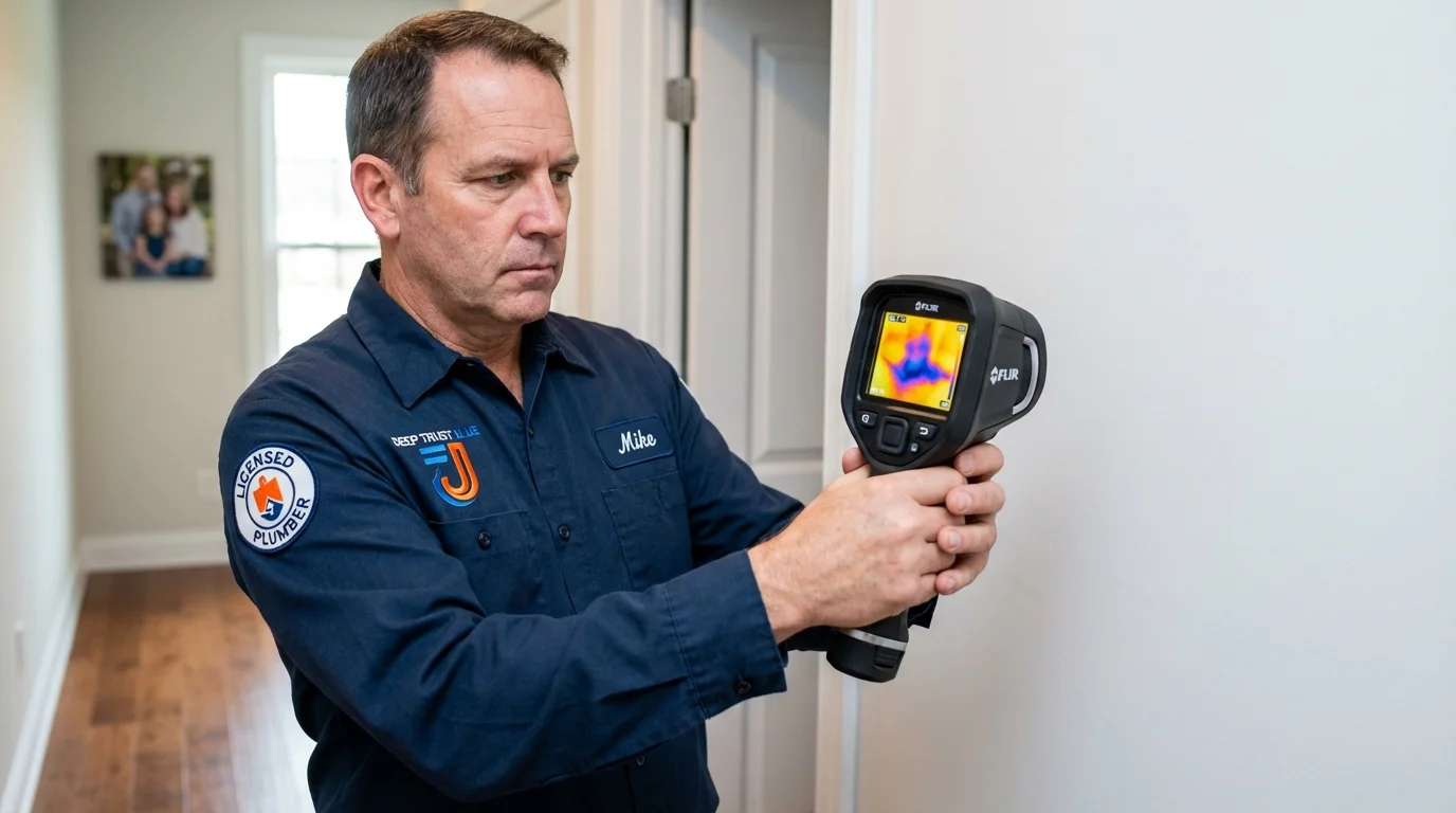 Thermal imaging leak detection by Johns Plumbing LLC in Coulee Dam